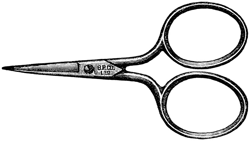 Free Vintage Image Scissors Magazine Ad and Clip Art | Old Design ...