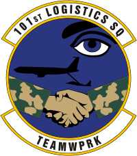 U.S. Air Force 184th Logistics Squadron, emblem - vector image