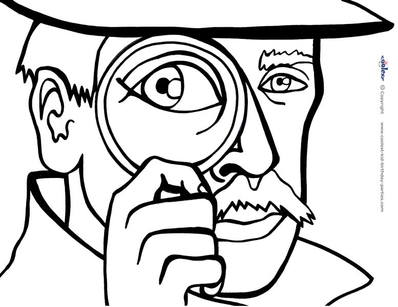 Detective Badge Coloring Pages 10