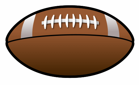 Drawing a cartoon football