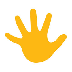 Baby Handprint Large Die