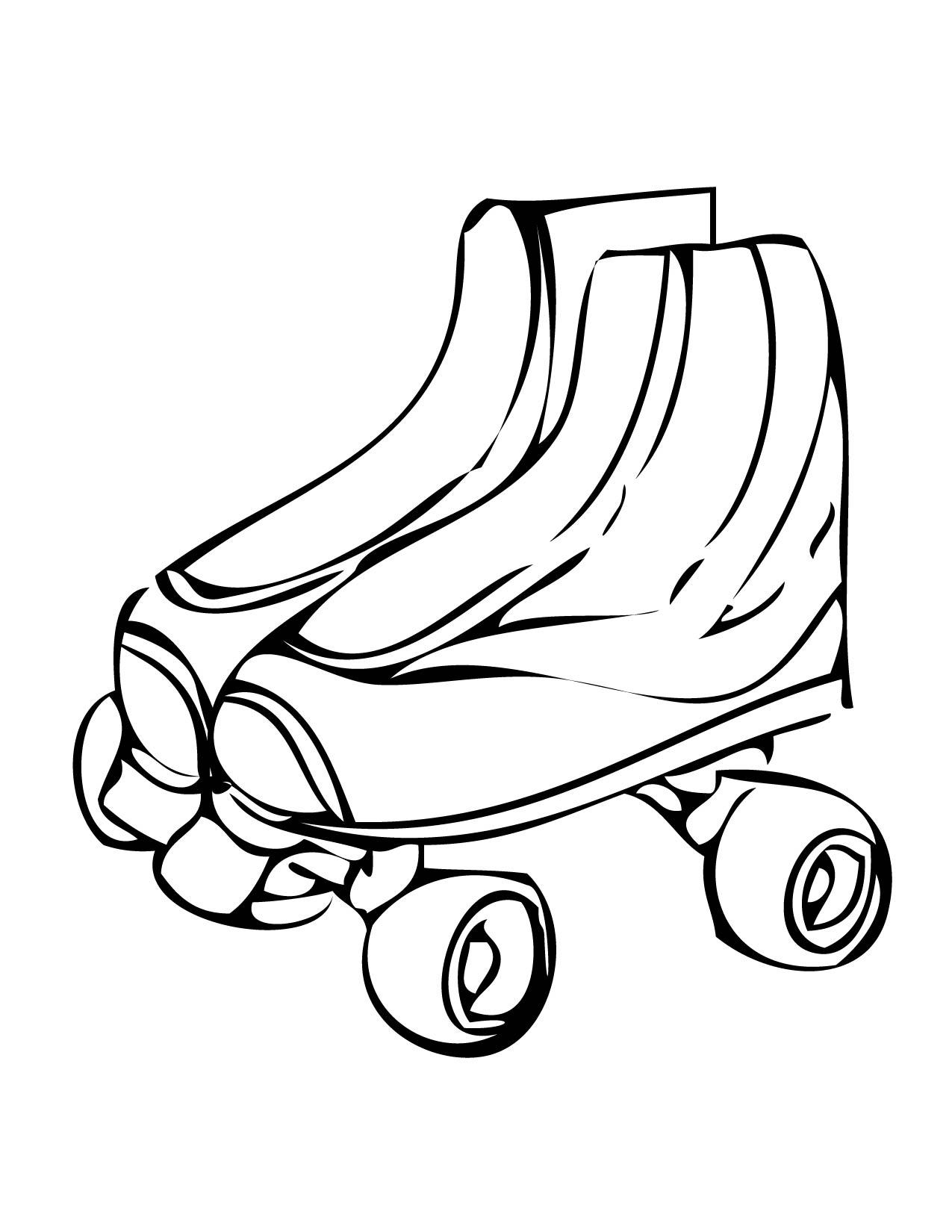 It is a picture of Remarkable Roller Skating Coloring Pages It's just a graphic of Remarkable Roller Skating Coloring Pages