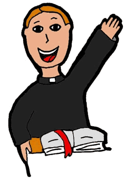Priest Giving Sermon