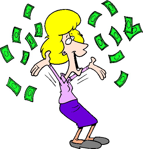 Won The Lottery Clipart