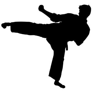 Martial Arts Silhouette - ClipArt Best