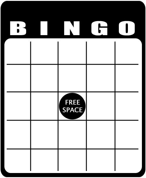 Bingo Template | Bingo, Word Bingo ...