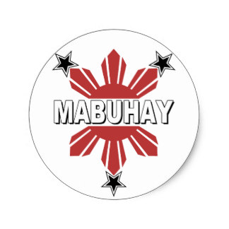 Filipino Sun Stickers | Zazzle