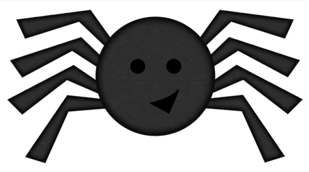Cute Cartoon Spiders