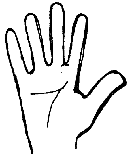 Hand Clipart Black And White - Tumundografico
