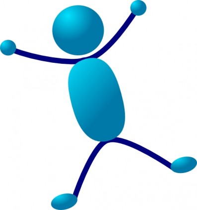 Stick man sad walking clip art Free vector for free download ...