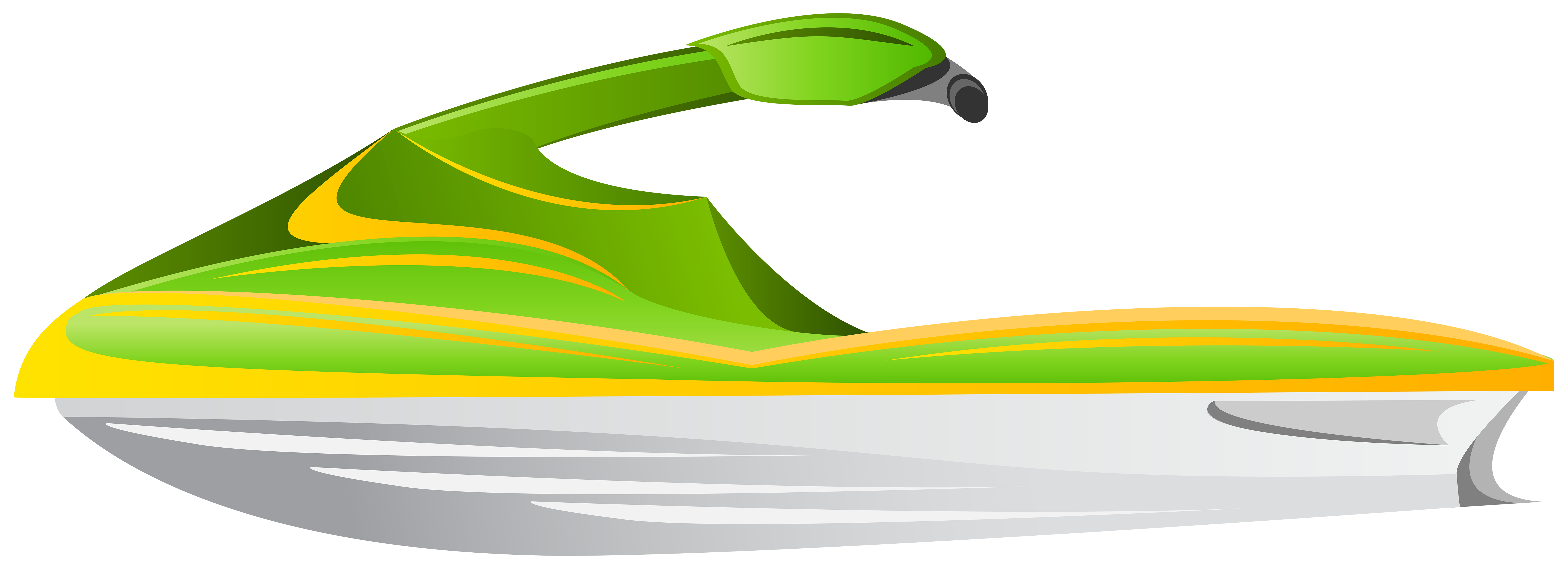 Beach Speed Boat Transparent PNG Clip Art Image