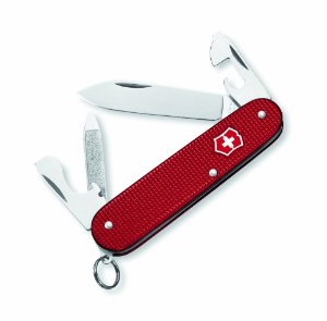 Victorinox 53043 Cadet Swiss Army Knife, Red Alox ...