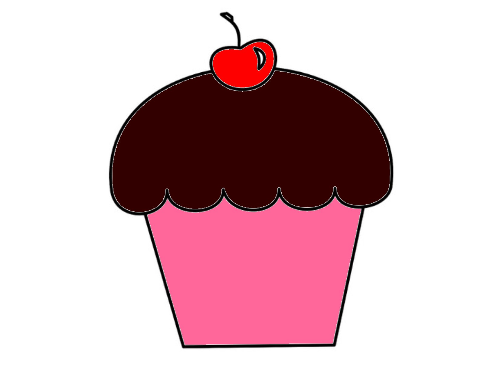 Cartoon Cupcake Clipart