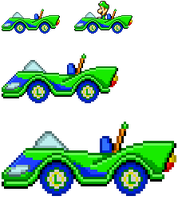 Mario SaSASR Car Sprite by LucarioShirona on DeviantArt