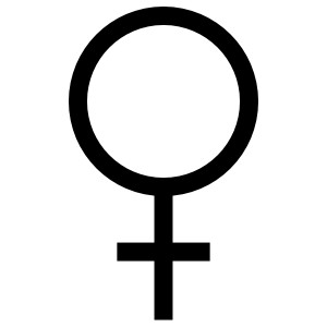 Clipart female symbol