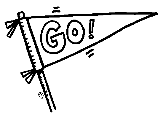 School Spirit Black And White Clipart