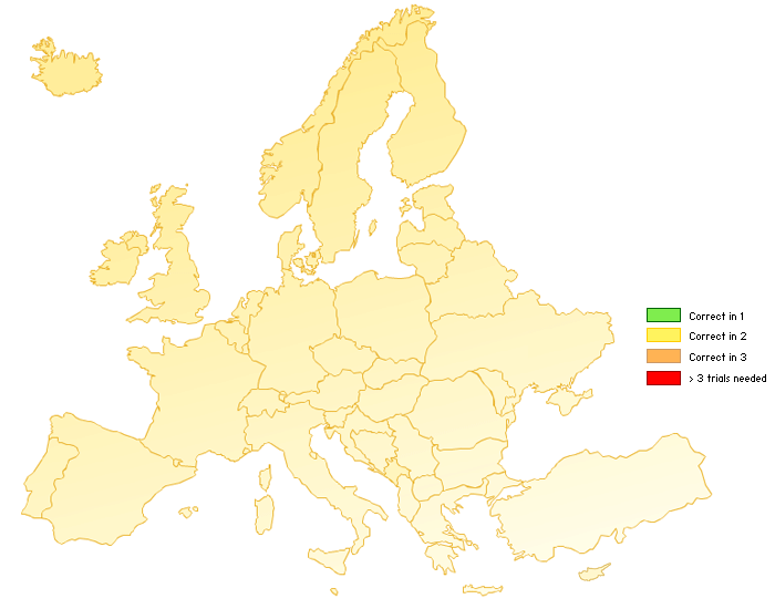 The Countries of Europe - Map Quiz Game