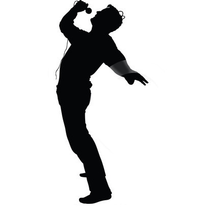 Male singer clipart