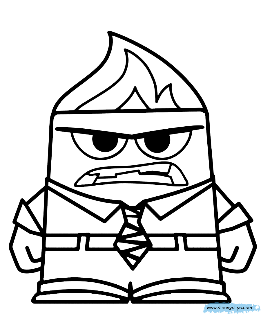 Disney Pixar Inside Out Coloring Pages | Disney Coloring Book