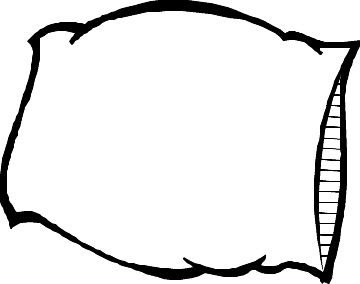 White Pillow Clipart
