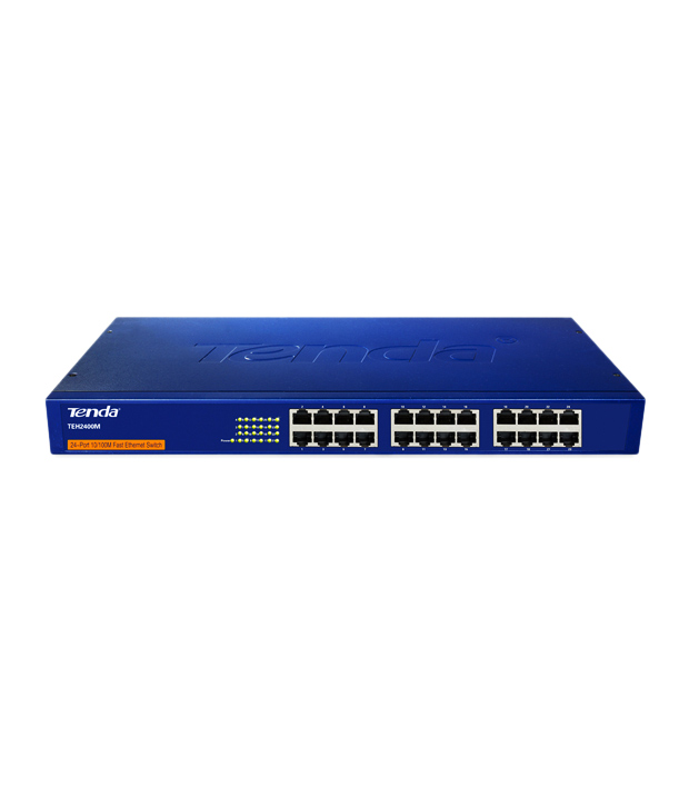 Tenda 24-port Fast Ethernet Switch - Buy @ Rs.2380/- Online ...