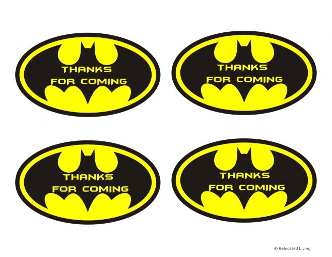 Batman Party Favors | Batman Party ...