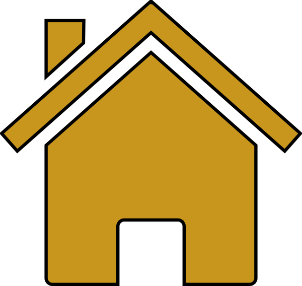 Gold House SVG Downloads - Icon vector - Download vector clip art ...