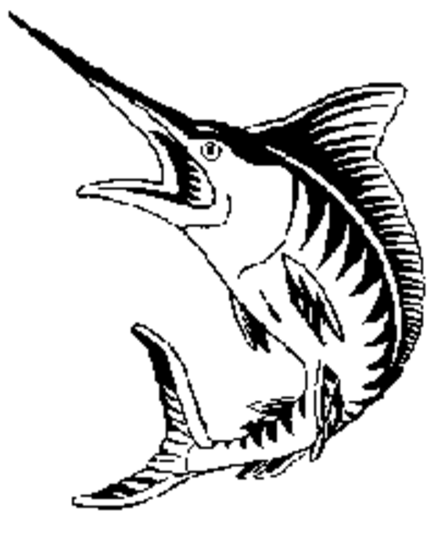 Marlin image - vector clip art online, royalty free & public domain