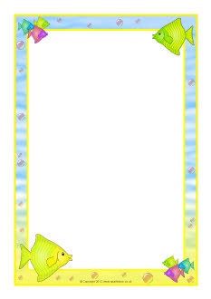 Rumble in the Jungle A4 page borders | Rumble in the Jungle Theme | P…