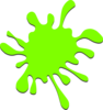 Green Paint Splatter clip art - vector clip art online, royalty ...