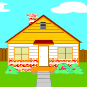 Houses clipart small brick porch images