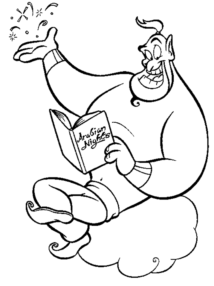 Aladdin Coloring Pages