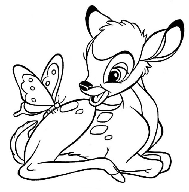 Bambi Coloring Pages