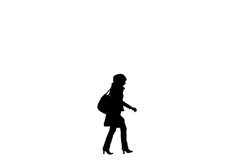 Dividing Drag - The silhouette of a female Muslim resident of ...