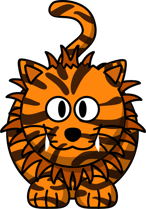 Cartoon Liger Clipart Royalty Free Public Domain Clipart