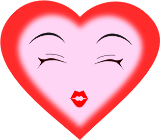 Free Heart Faces Clipart, 1 page of Public Domain Clip Art