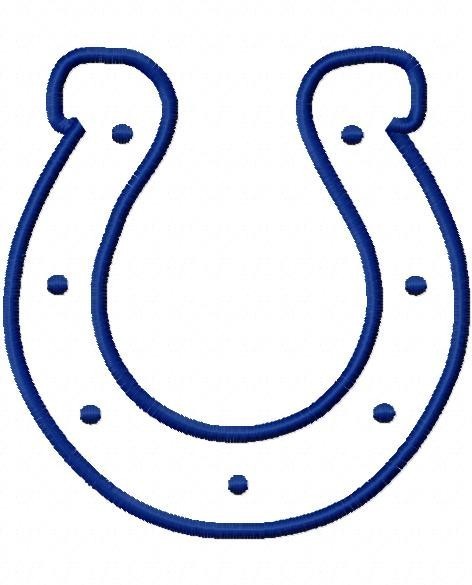 Horseshoe Embroidery Machine Applique Design 10074 by ZoeysDesigns