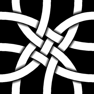 Universal motifs, tilings, knits, weaves and chains