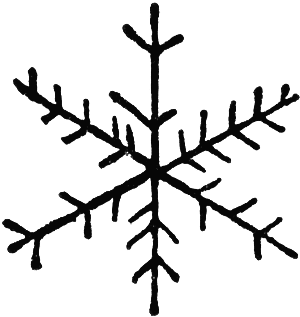 Simple Snowflake Clipart