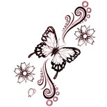 60 Butterfly Tattoos | Feminine And Tribal Butterfly Tattoo Designs