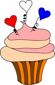 Love Cup Cake Company clip art - vector clip art online, royalty ...