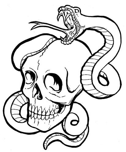 How to Draw a Skull: 50 Tutorials | Drawn in Black