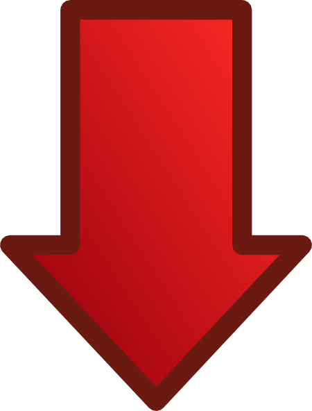 Arrow pointing down clipart