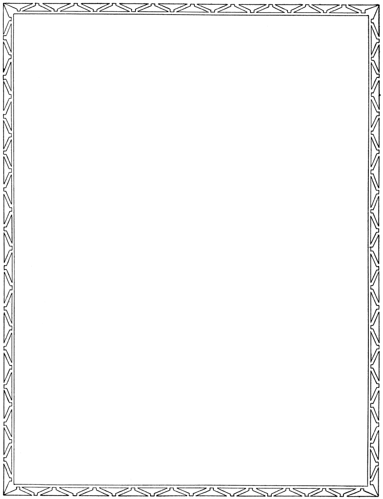 Fancy Borders | Simple Triangle Border | ClipArt ETC | TS | Pinterest