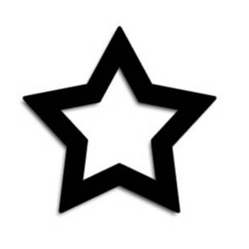 Star Clip Art Black And White - Free Clipart Images