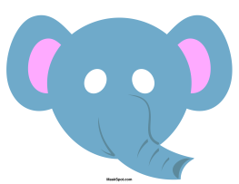 Printable Elephant Mask