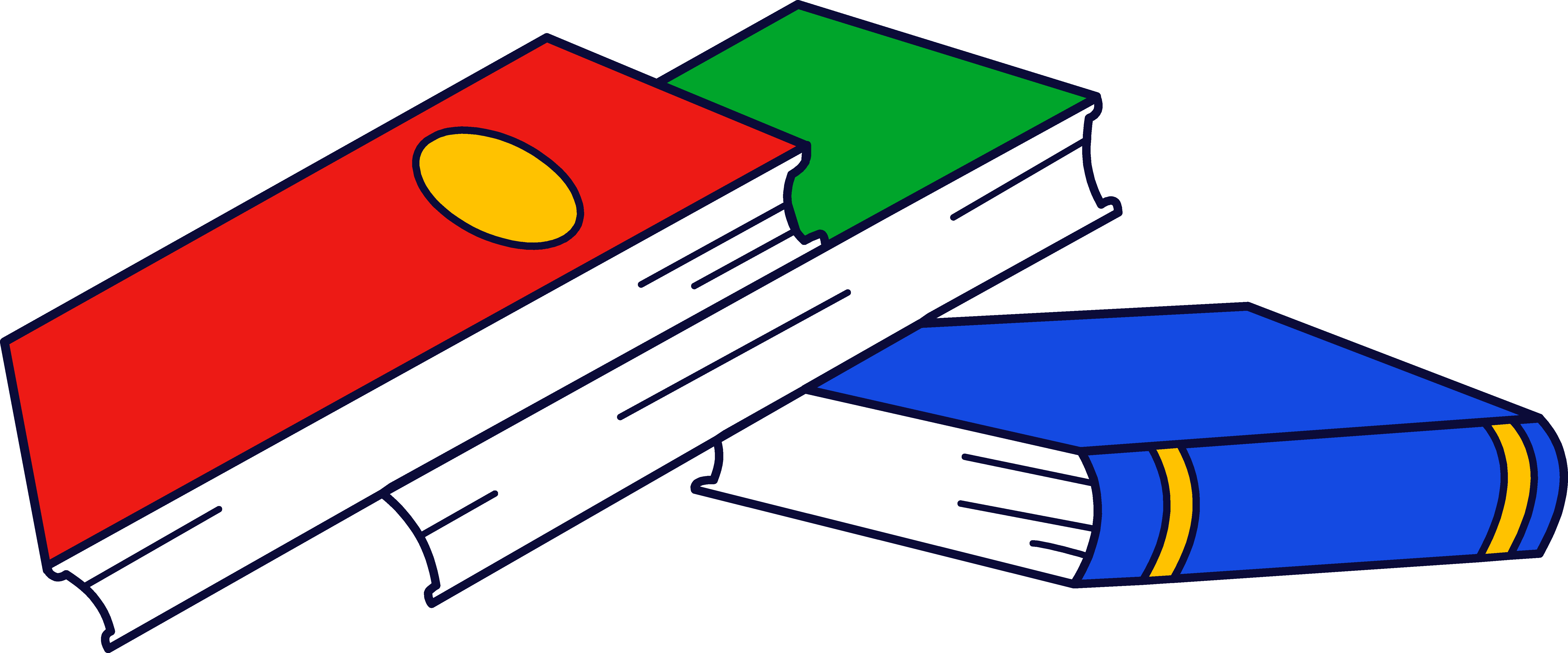 Cartoon Stack Of Books