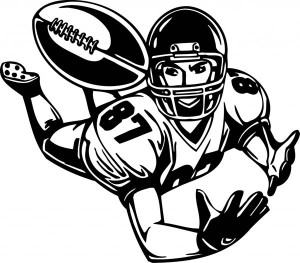 Nfl Football Player Drawings - Free Clipart Images