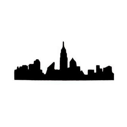 New York City Skyline Outline