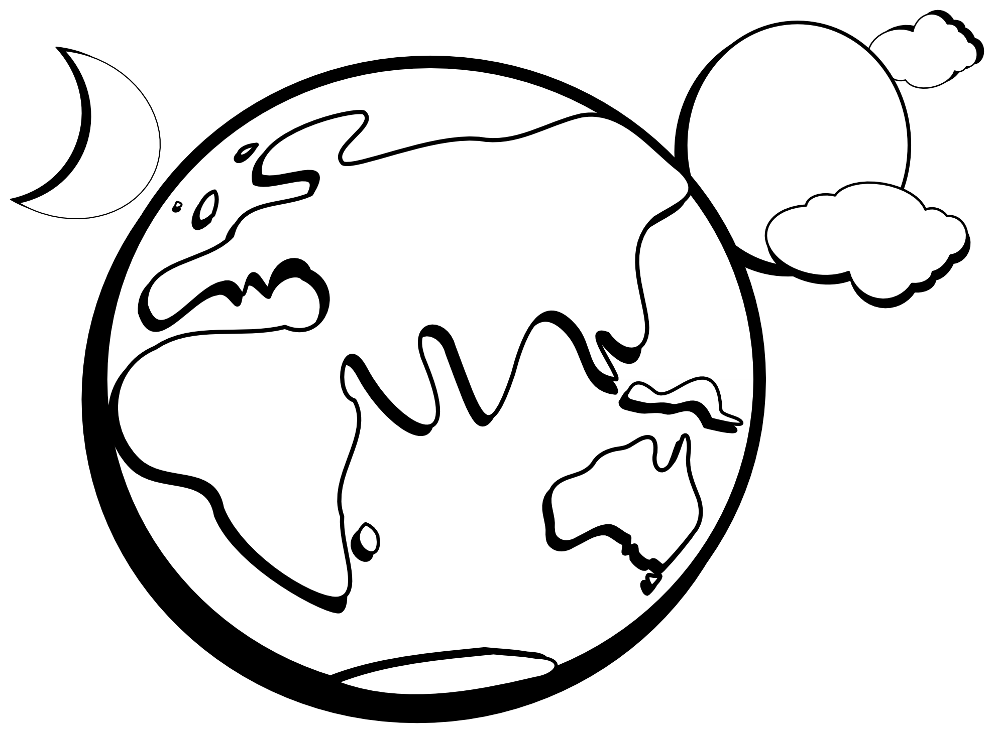 rygle Aussie Earth Colour Outline 1 black white ...